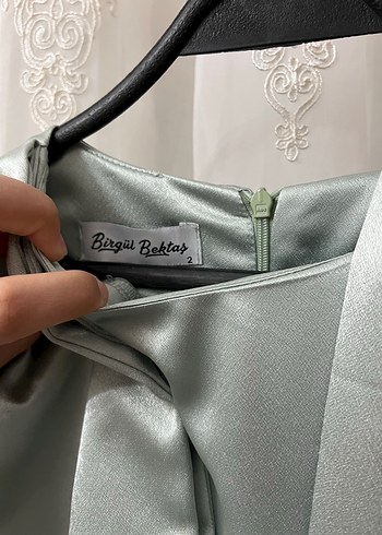 Yeşil Uzun Kadın Elbise - Görsel 2