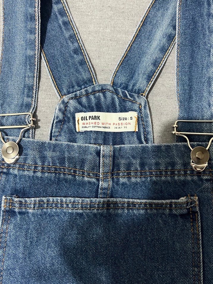 Askılı Kot Salopet Elbise  Günlük & Rahat Kullanım - Görsel 4