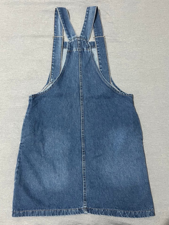 Askılı Kot Salopet Elbise  Günlük & Rahat Kullanım - Görsel 2