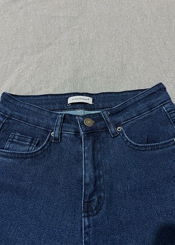 Lacivert Yüksek Bel Likralı Skinny Jean Pantolon - Görsel 4