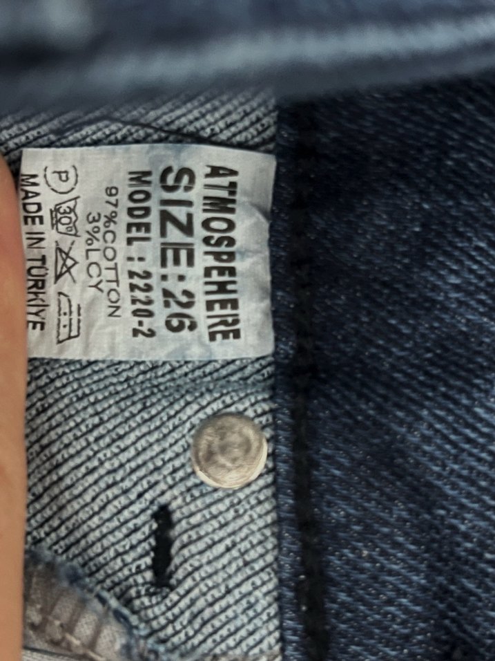 Lacivert Yüksek Bel Likralı Skinny Jean Pantolon - Görsel 5