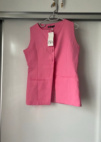 Pembe Kolsuz Mini Kadın şortlu takım - Görsel 2