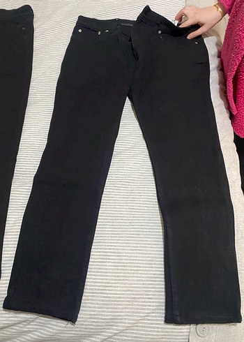 Siyah Kemerli Erkek Regular Fit Pantolon - Görsel 2