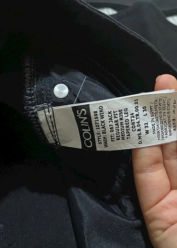 Siyah Kemerli Erkek Regular Fit Pantolon - Görsel 3