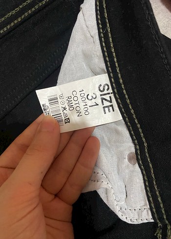 Siyah erkek zara  Pantolon - Görsel 2