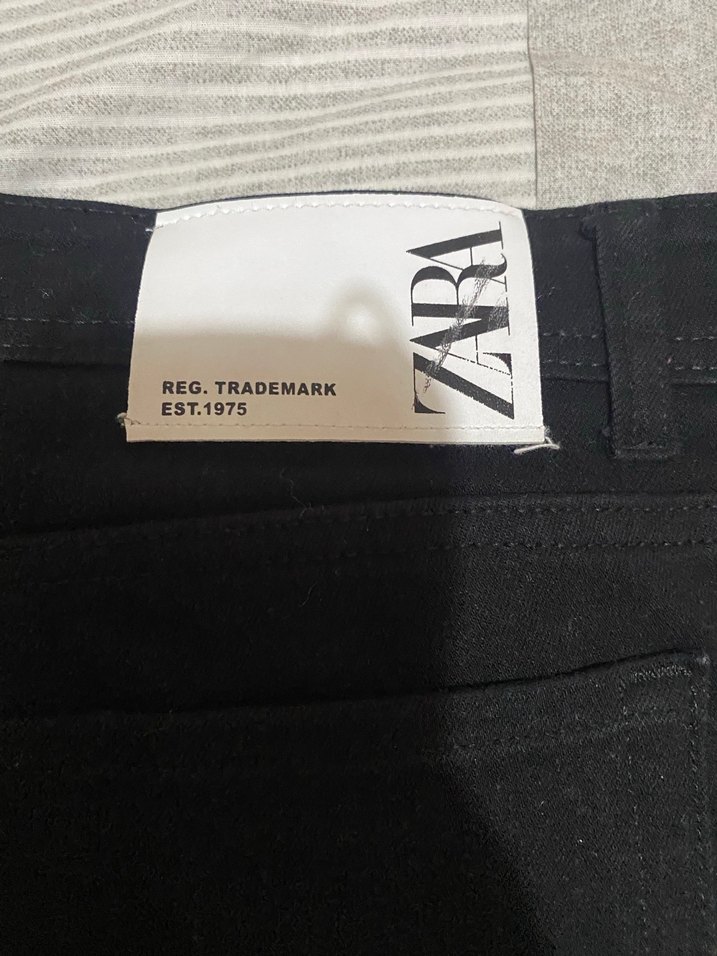 Siyah erkek zara  Pantolon - Görsel 3