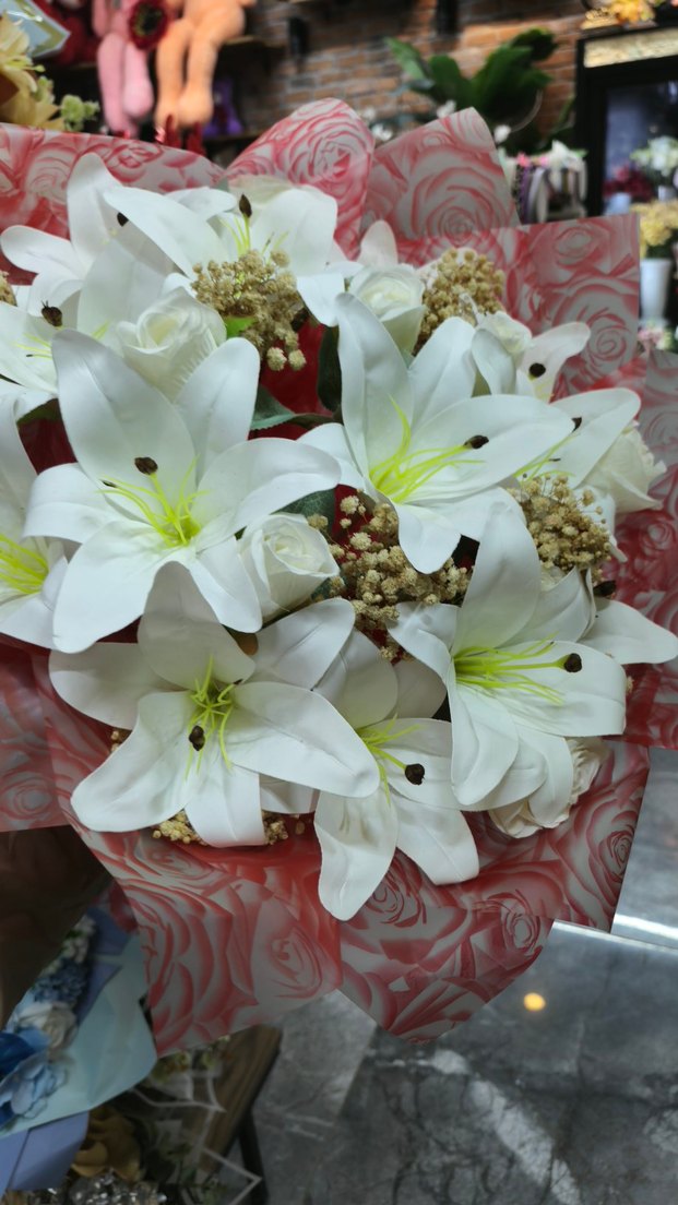 Sarı Renkli Bohem Fırfırlı Gelin Buketi - Görsel 3