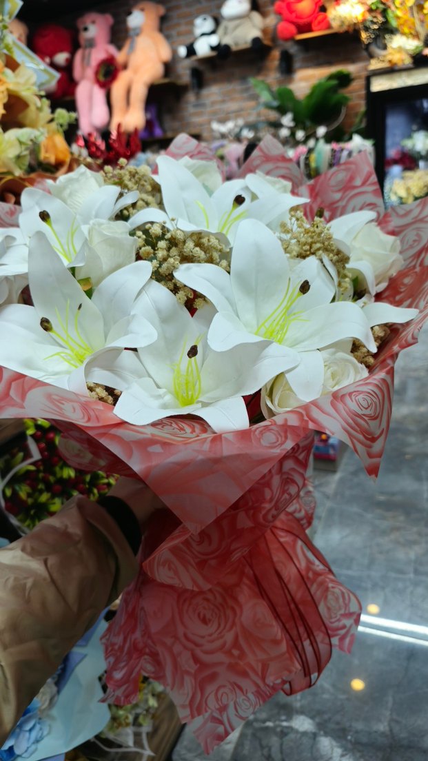 Sarı Renkli Bohem Fırfırlı Gelin Buketi - Görsel 4