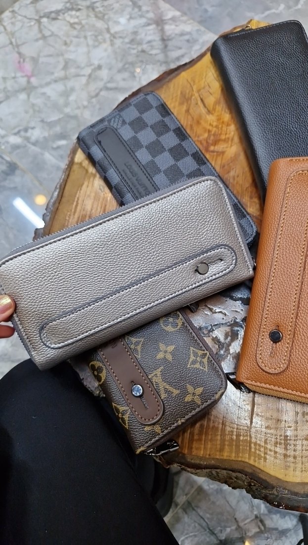 Modern Klasik Kadın Deri Fermuarlı Cüzdan - Görsel 3