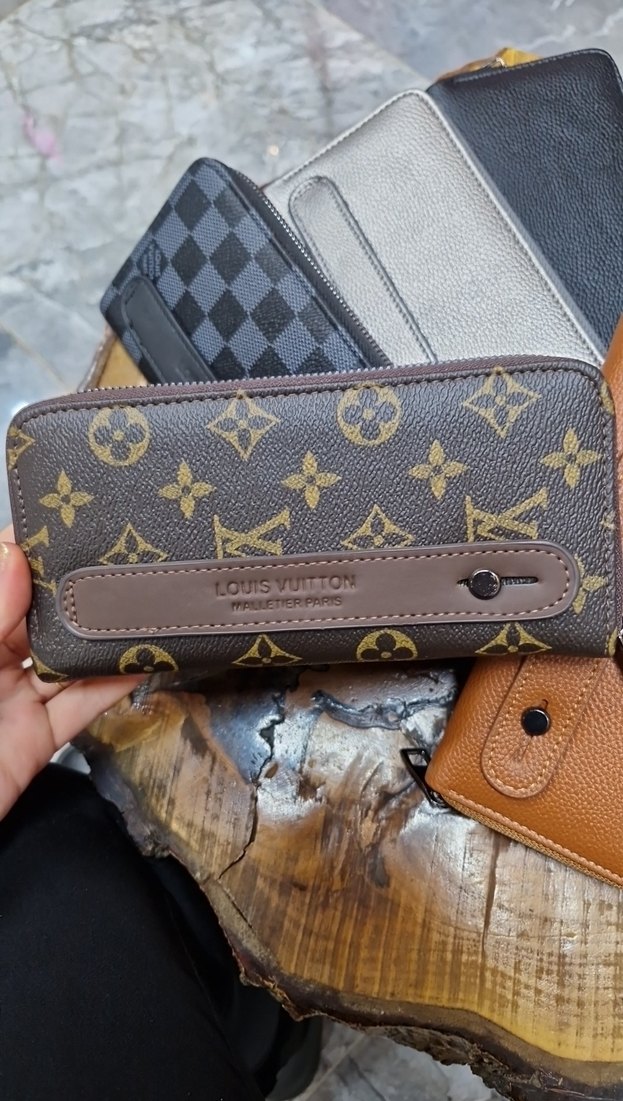 Modern Klasik Kadın Deri Fermuarlı Cüzdan - Görsel 2