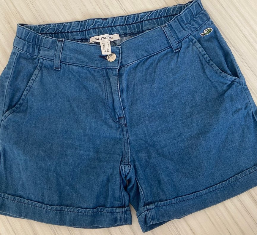 Düğmeli Mavi Kadın Denim Şort - Görsel 2