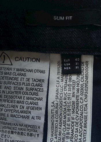 Erkek Lacivert Denim Pantolon Regular Fit - Görsel 7