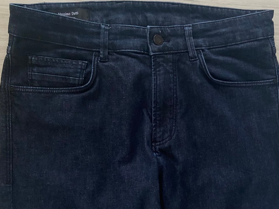 Erkek Lacivert Denim Pantolon Regular Fit - Görsel 2