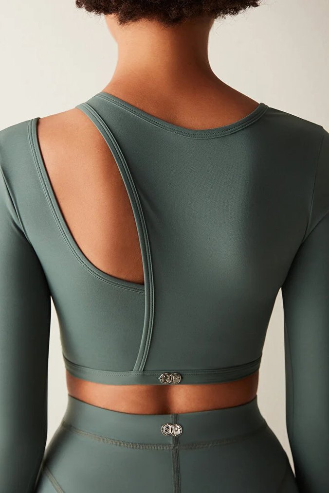 Kadın Uzun Kollu Mini Spor Üstü - Görsel 3