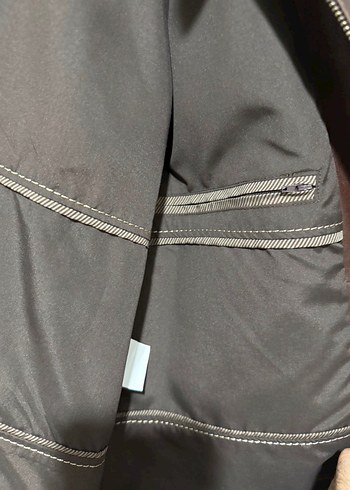 Kahverengi Kadın Deri Biker Ceket - Görsel 2