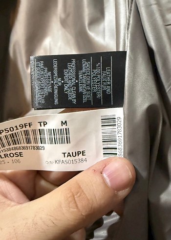 Kürklü Bej Kadın Kışlık Ceket - Görsel 3