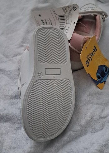 Kız Çocuk Beyaz Pastel Baskılı Spor Ayakkabı - Görsel 3