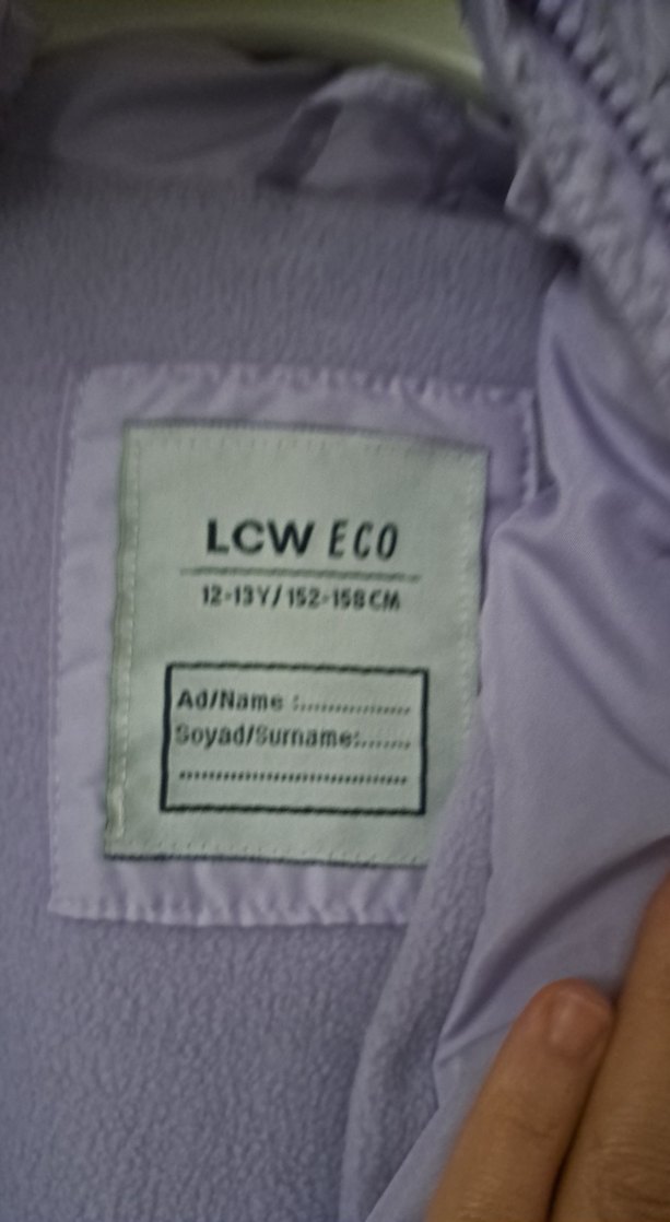 Kürklü Mor Kiz cocuk Kışlık Mont - Görsel 2