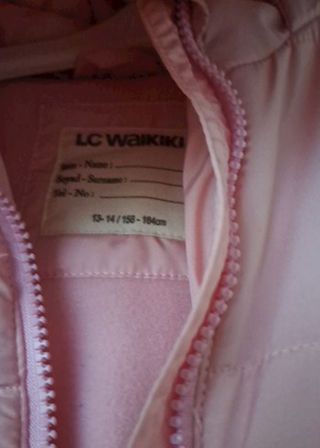 Kız Çocuk Pembe Kapüşonlu Kürklü Mont - Görsel 2