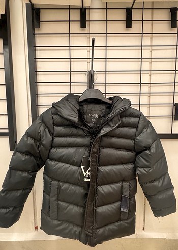 Erkek Çocuk Siyah Fermuarlı Street Wear Mont - Görsel 2