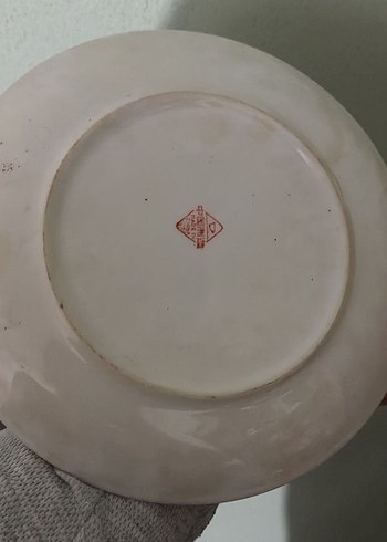 Çiçek Desenli Renkli Tabak - Görsel 2