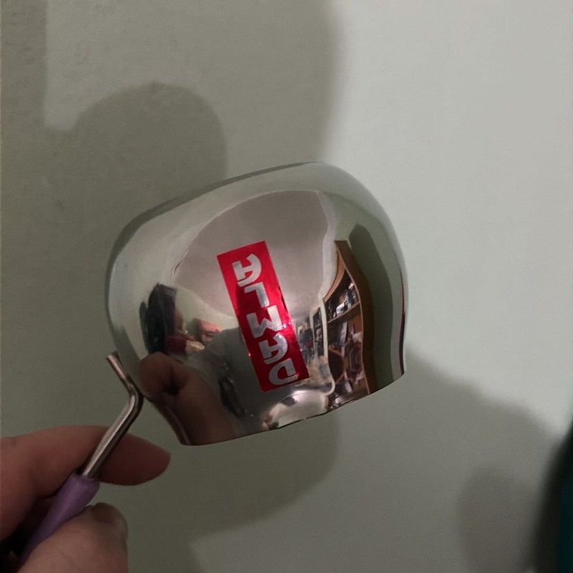 Mor Saplı Paslanmaz Çelik Kepçe - Görsel 5