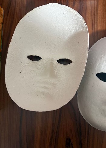 Beyaz Yüz Maskeleri 2'li Set - Görsel 2