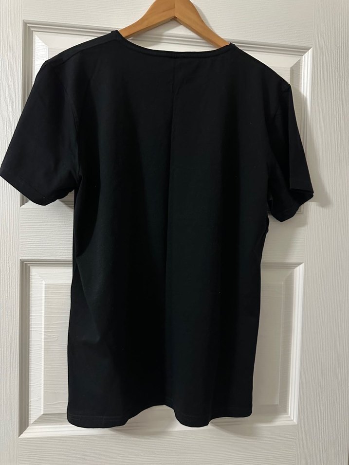 Siyah Baskılı Hamile Tişörtü - Görsel 2