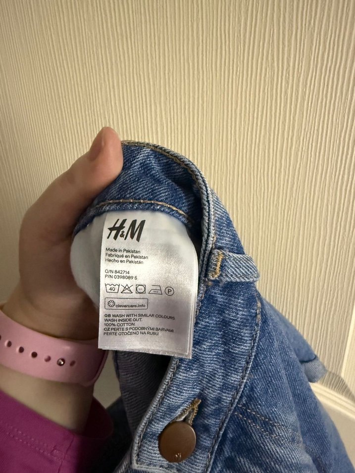 Kadın Mavi Kemerli Mini Denim Şort - Görsel 2