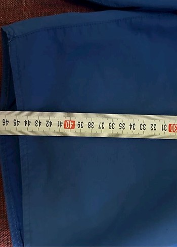 Erkek Mavi Mini Şort Fermuarlı Cepli - Görsel 5