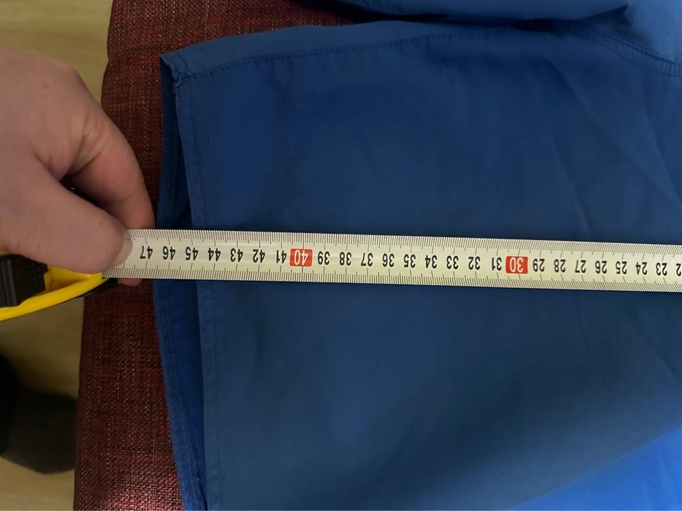 Erkek Mavi Mini Şort Fermuarlı Cepli - Görsel 5