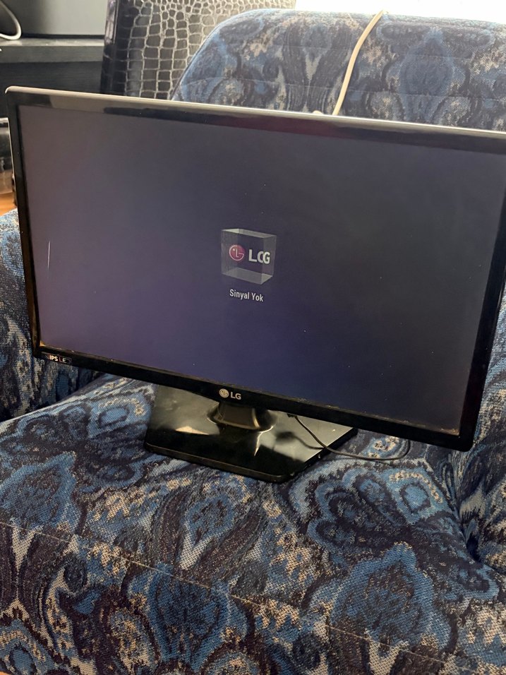 Siyah LG Monitör-tv - Görsel 2