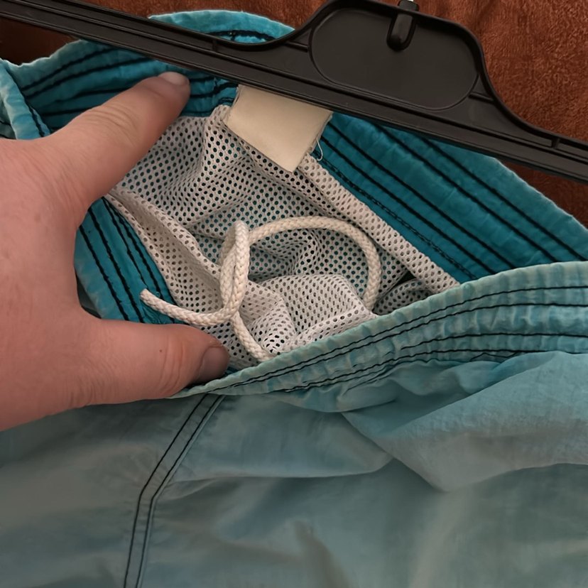 Erkek Mavi Mini Şort Yüzücü - Görsel 2