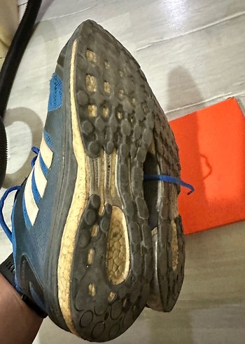 Erkek Lacivert Spor Koşu Ayakkabısı Velcro - Görsel 4