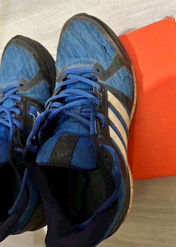 Erkek Lacivert Spor Koşu Ayakkabısı Velcro - Görsel 2