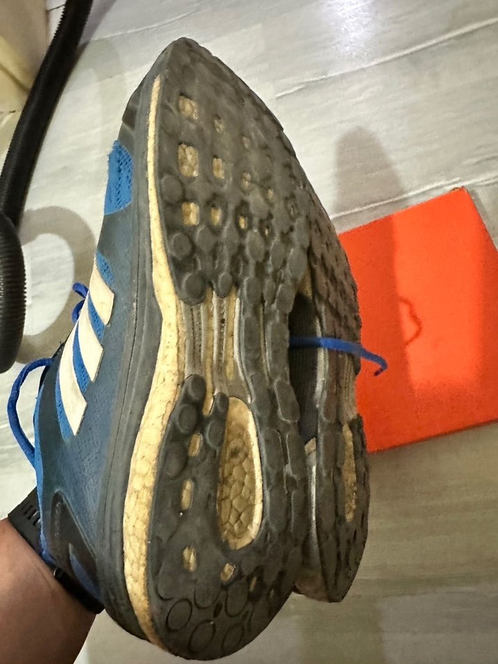 Erkek Lacivert Spor Koşu Ayakkabısı Velcro - Görsel 4