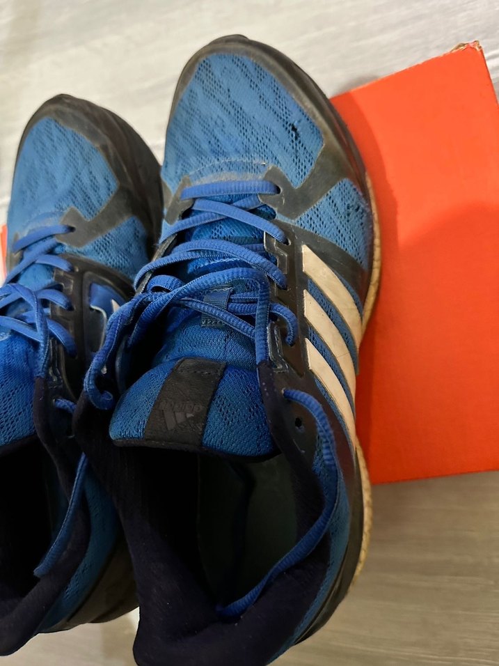 Erkek Lacivert Spor Koşu Ayakkabısı Velcro - Görsel 2