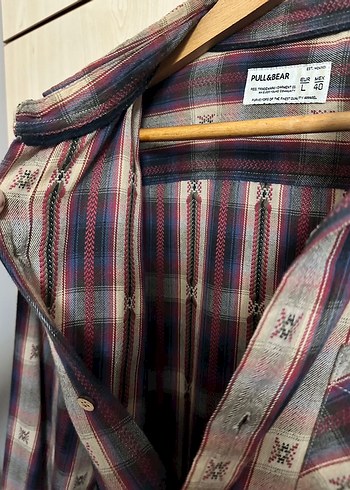 Erkek Çok Renkli Düğmeli Uzun Kollu Gömlek - Görsel 3