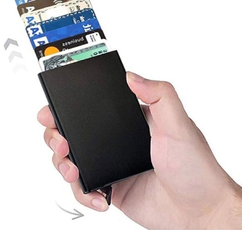 Renkli Baskılı Erkek Cüzdanı Siyah - Görsel 2