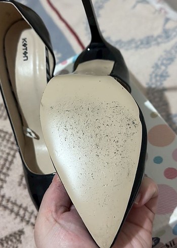 Siyah Parlak Yılan Desenli Stiletto - Görsel 5