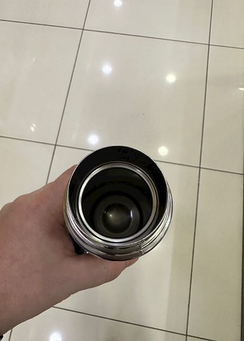 Gri Çelik Termos Şişe - Görsel 4