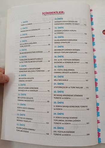 TYT Tarih Soru Bankası Ens Yayınları - Görsel 3