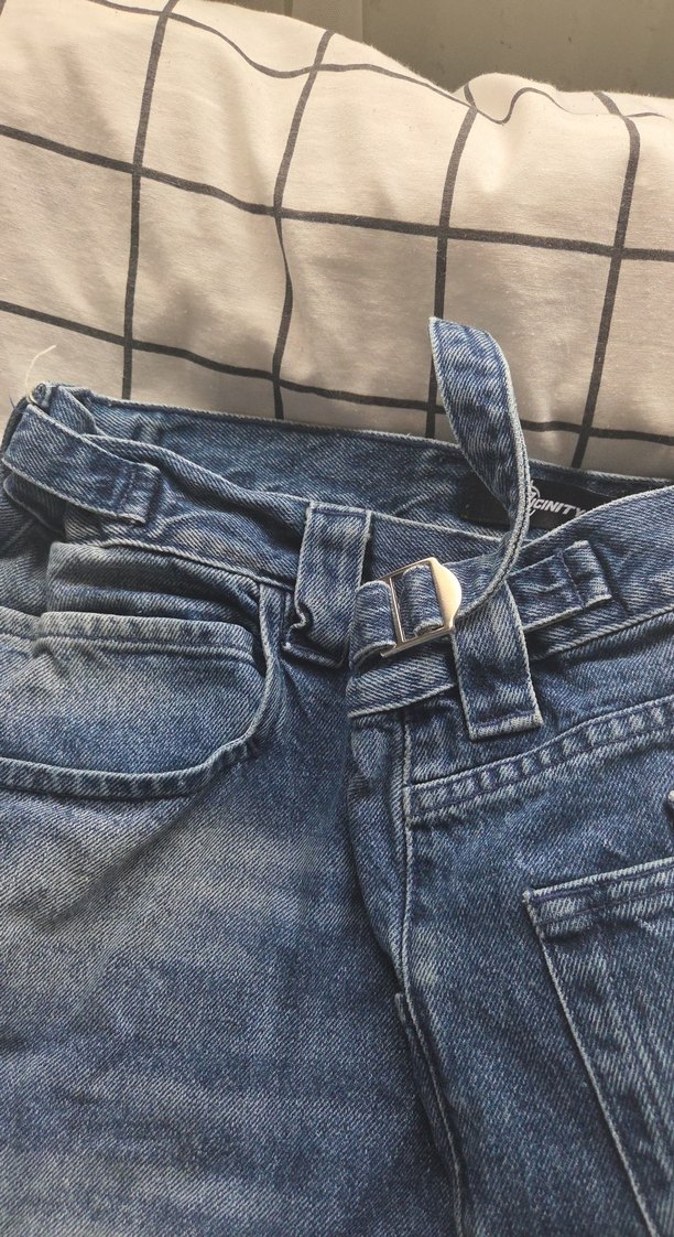 Vicinity Midwash Bel ayarlı Jean - Görsel 3