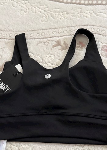 Siyah Midi Spor Sütyeni - Görsel 2