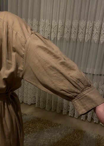 Suud Bej Uzun Kadın Bohem Gömlek Elbise - Görsel 3