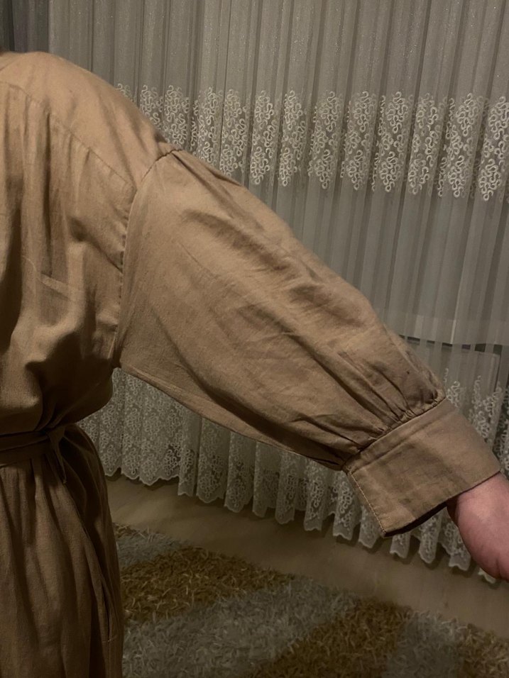 Suud Bej Uzun Kadın Bohem Gömlek Elbise - Görsel 3