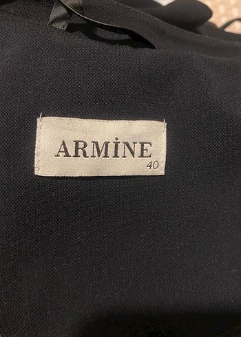 Armine Düğmeli lacivert Uzun Kadın pardesü - Görsel 4