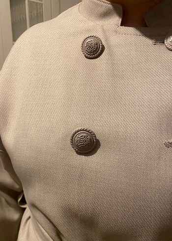 ArmineBej Uzun Kadın Klasik pardesü - Görsel 3