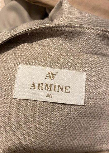 ArmineBej Uzun Kadın Klasik pardesü - Görsel 4