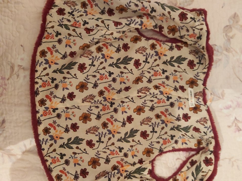 Bordo Kürklü Kolsuz Kız Yeleği - Görsel 4